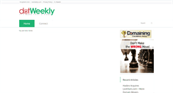 Desktop Screenshot of dotweekly.com